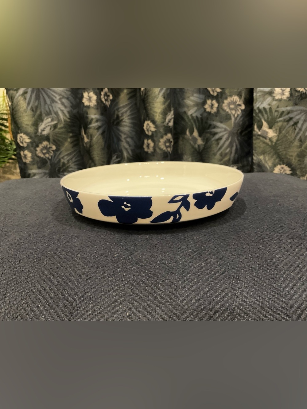 Kate Spade New York Lennox 9” Serving Bowl Primrose Drive Cobalt RARE